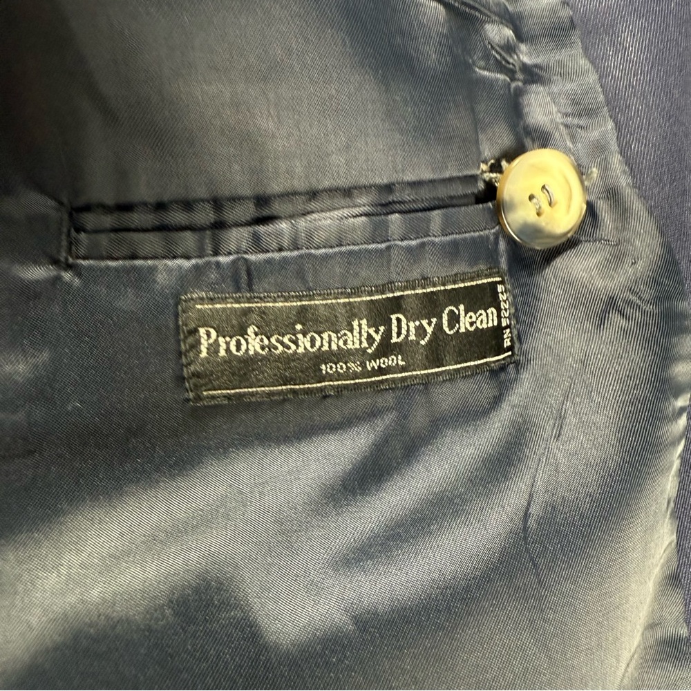 Alberto Borelli Wool Transformable Double Breaste… - image 6